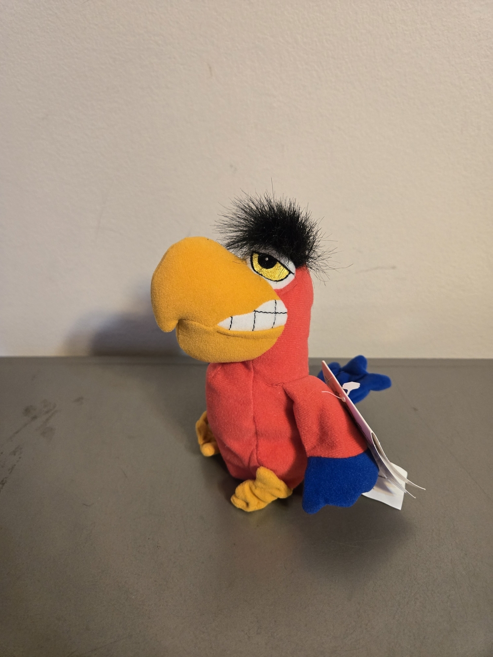 Disney Store Aladdin Lago 6.5" Bean Bag Plush Toy